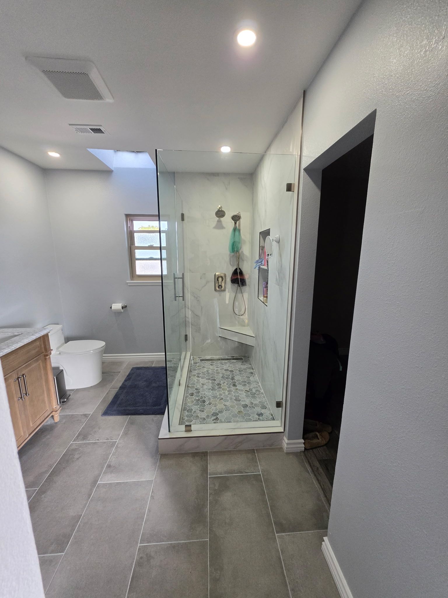 Bathroom project photo by E&E