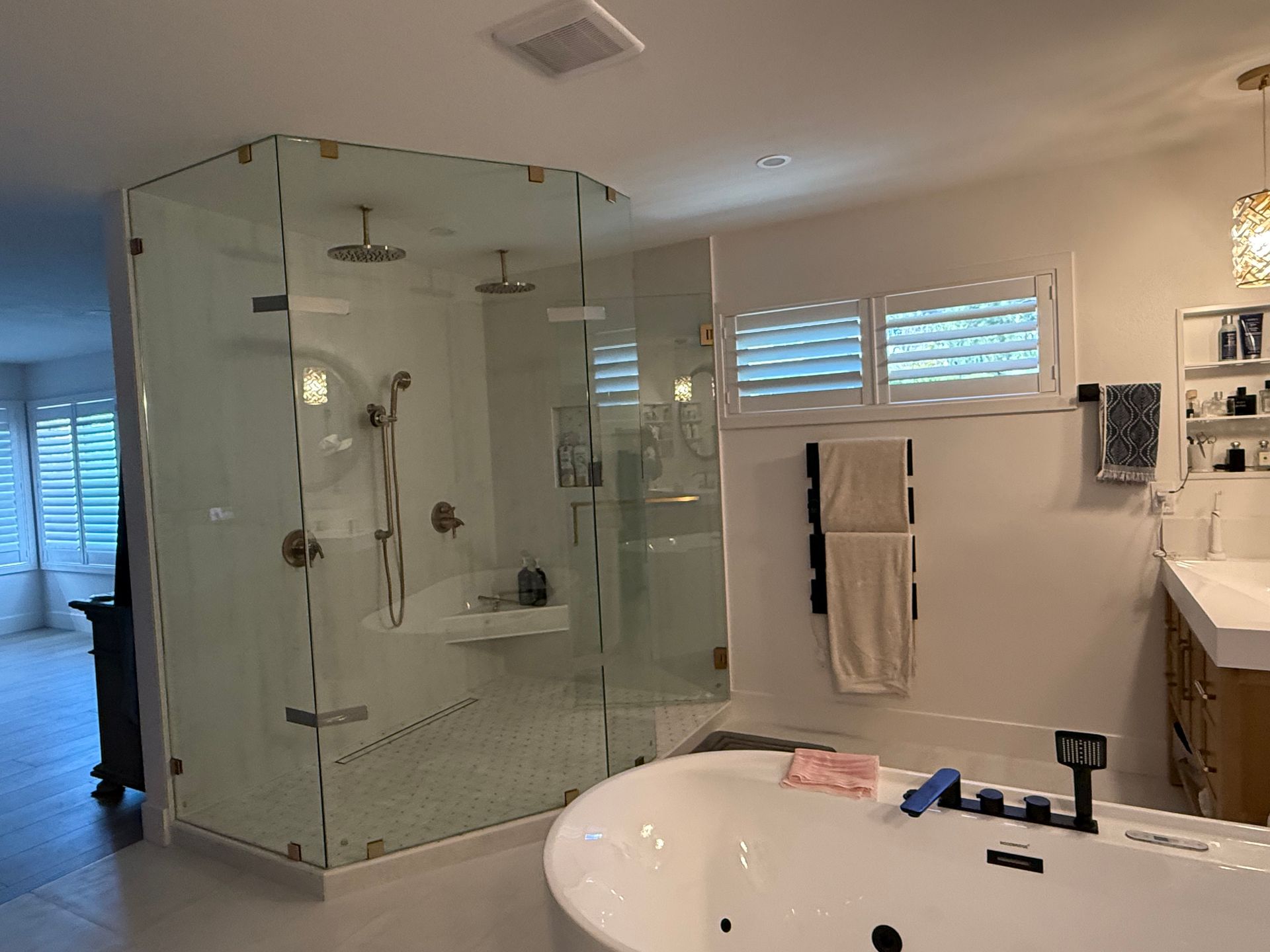 Bathroom project photo by E&E
