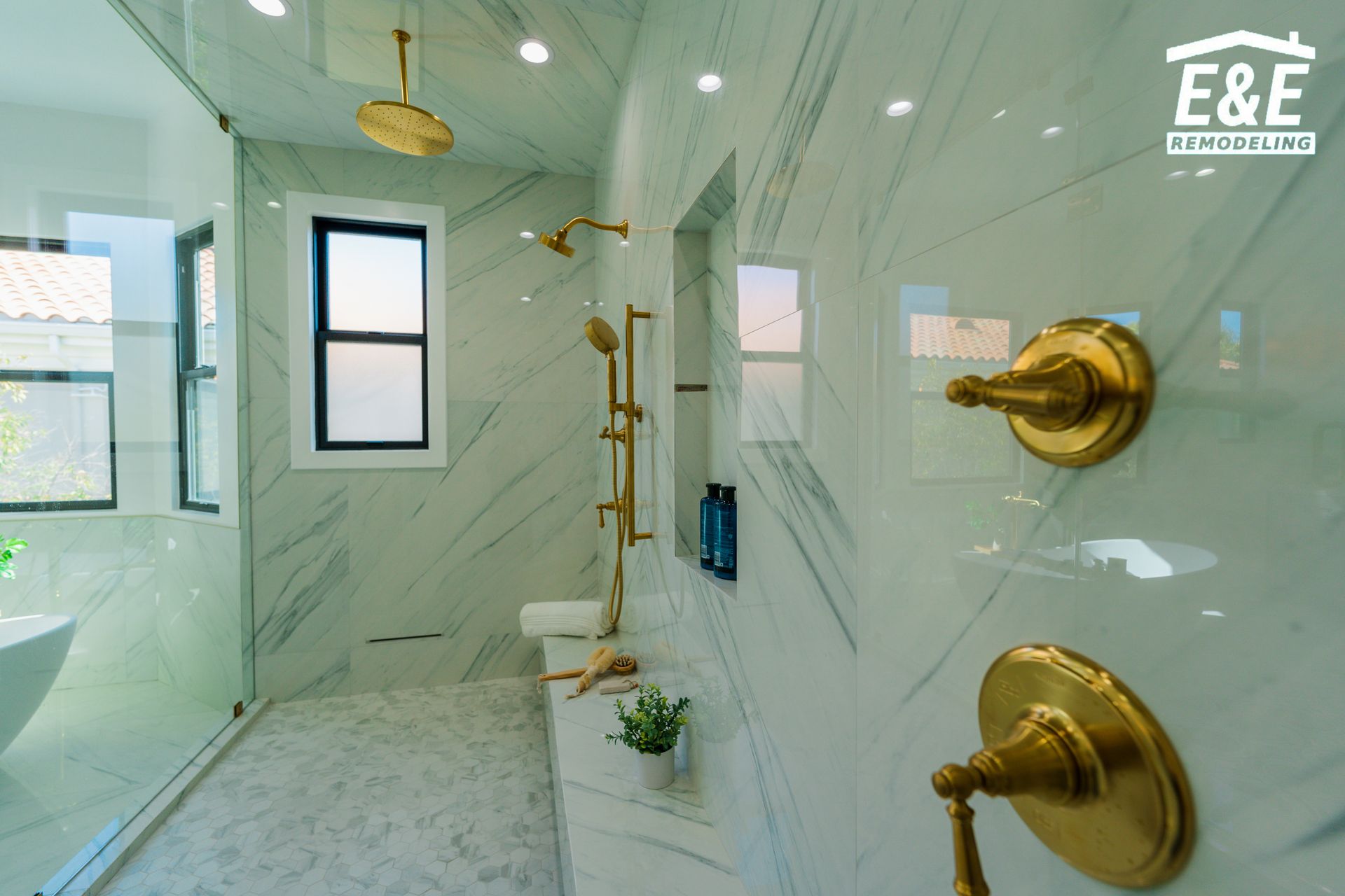 Bathroom project photo by E&E