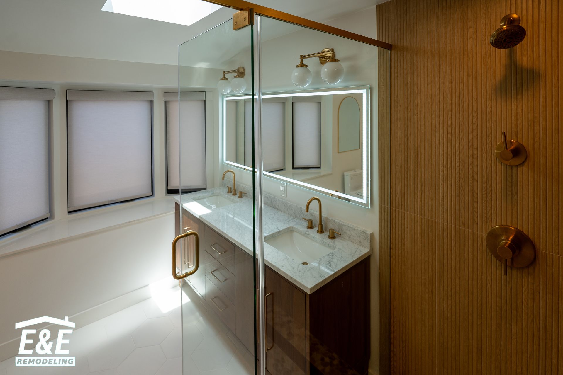 Bathroom project photo by E&E