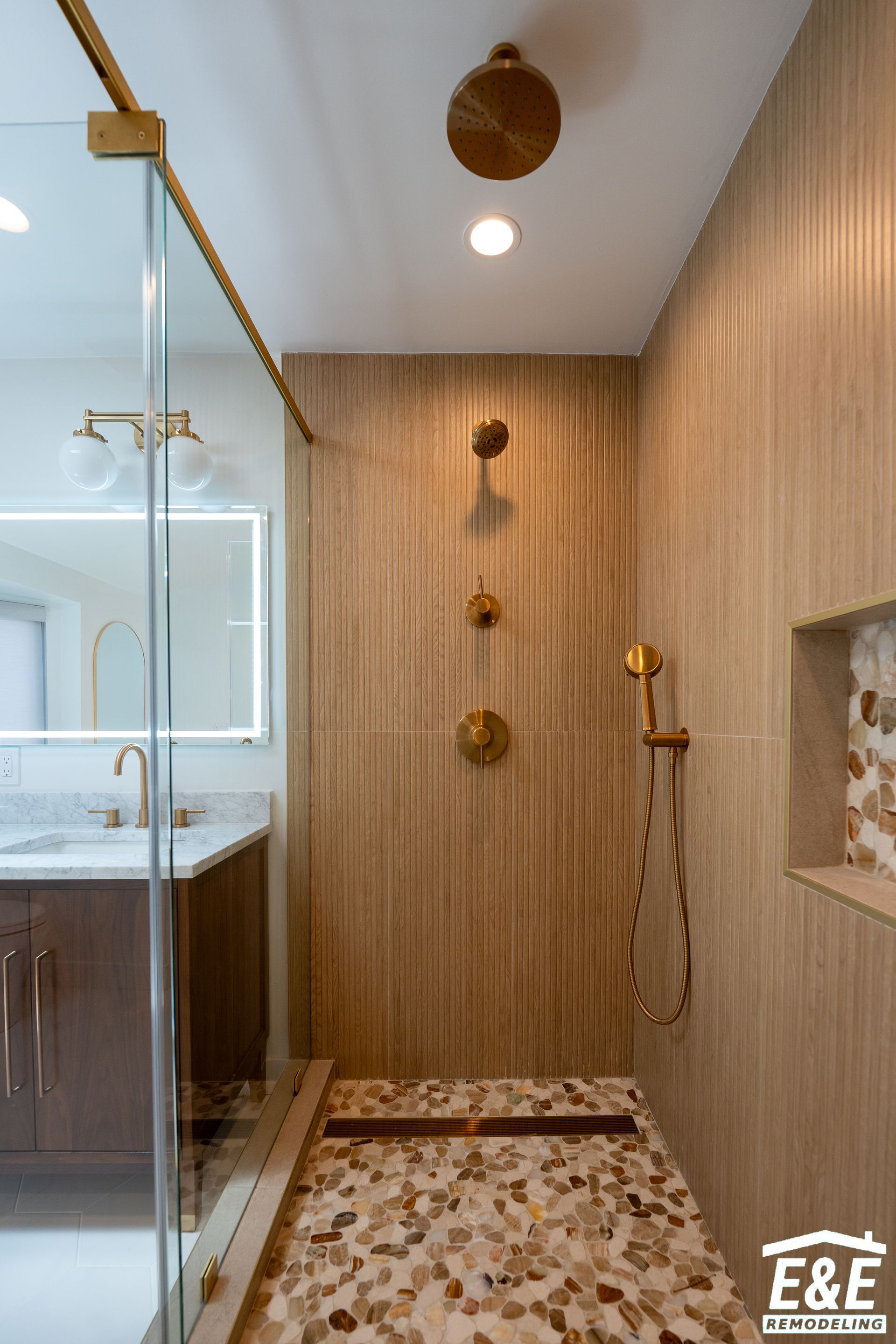 Bathroom project photo by E&E
