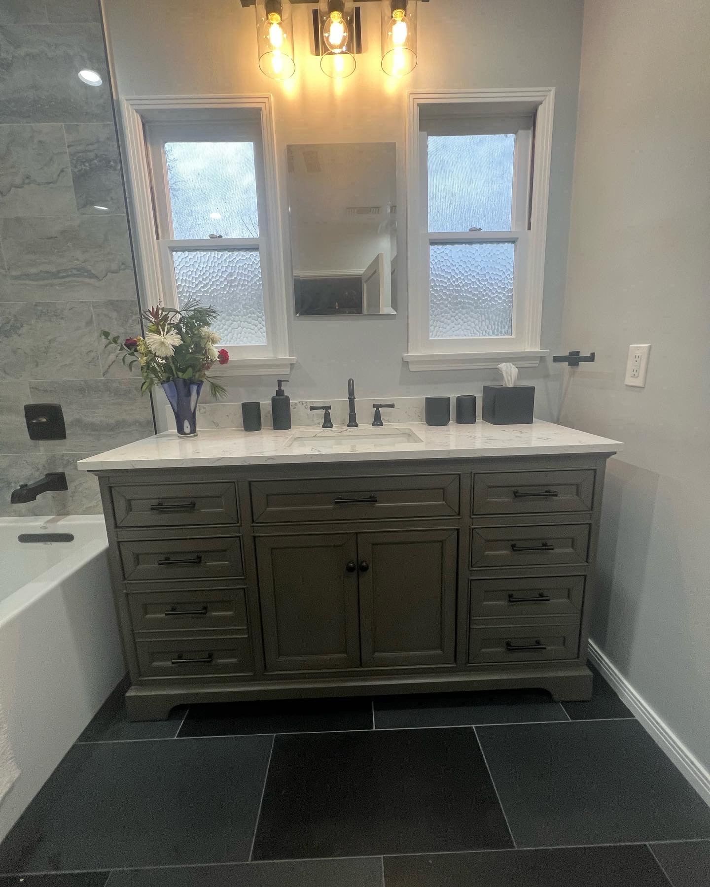 Bathroom project photo by E&E