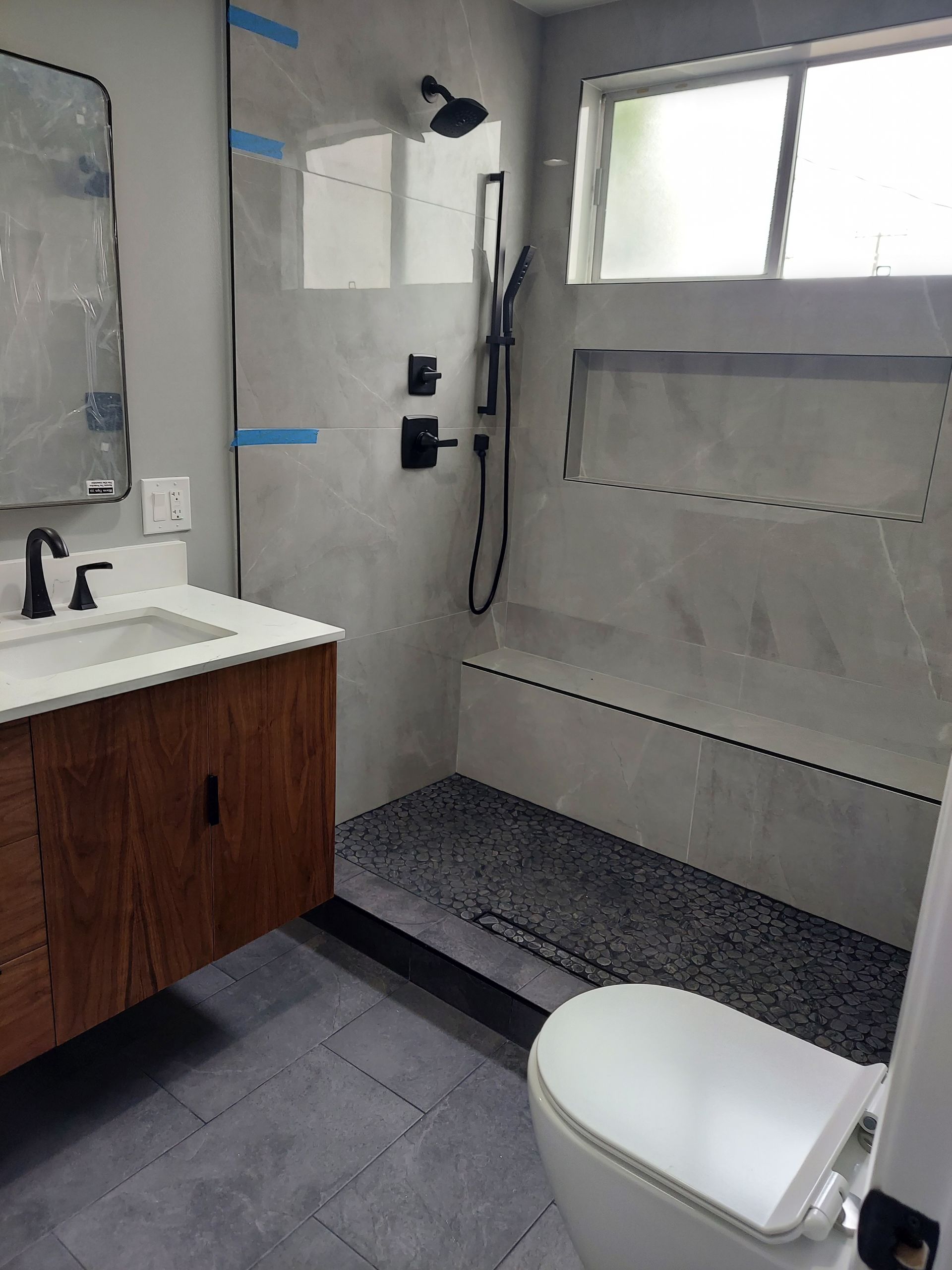 Bathroom project photo by E&E