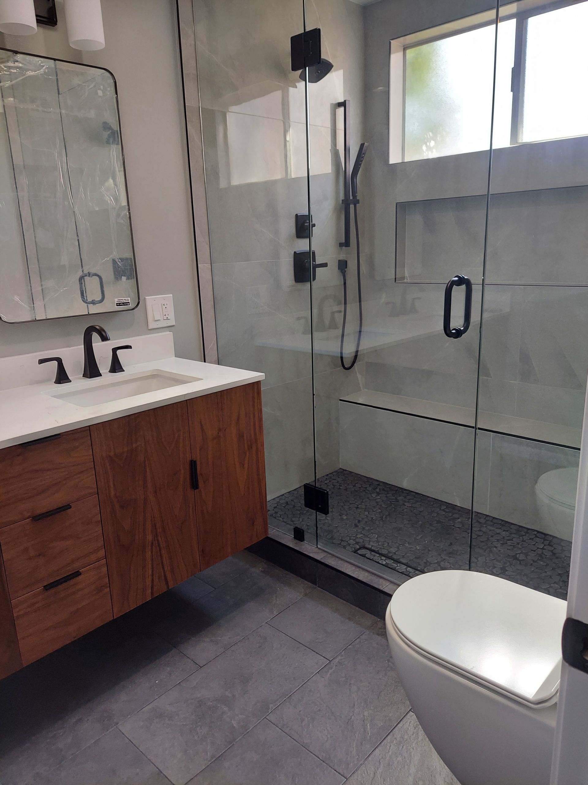 Bathroom project photo by E&E