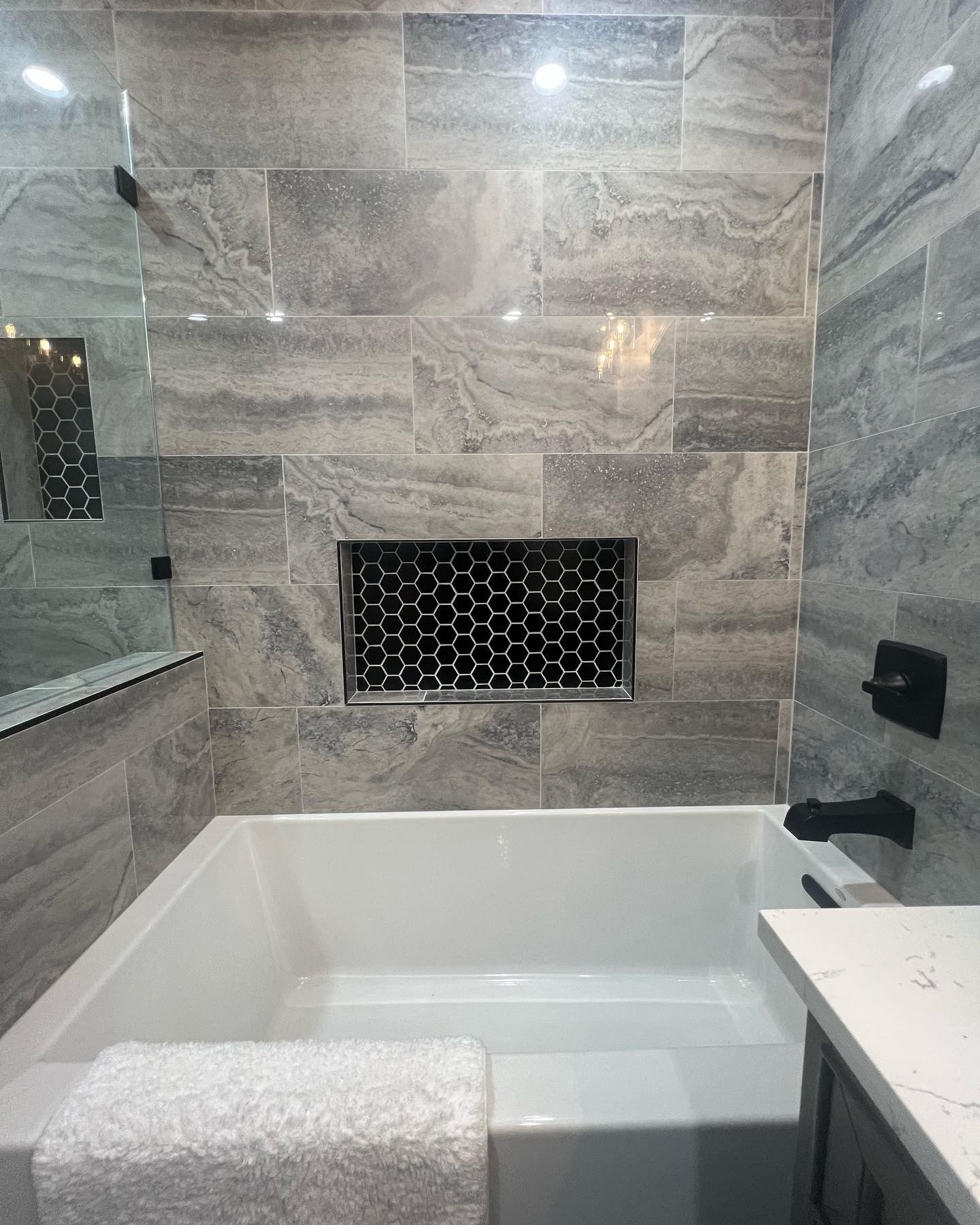 Bathroom project photo by E&E