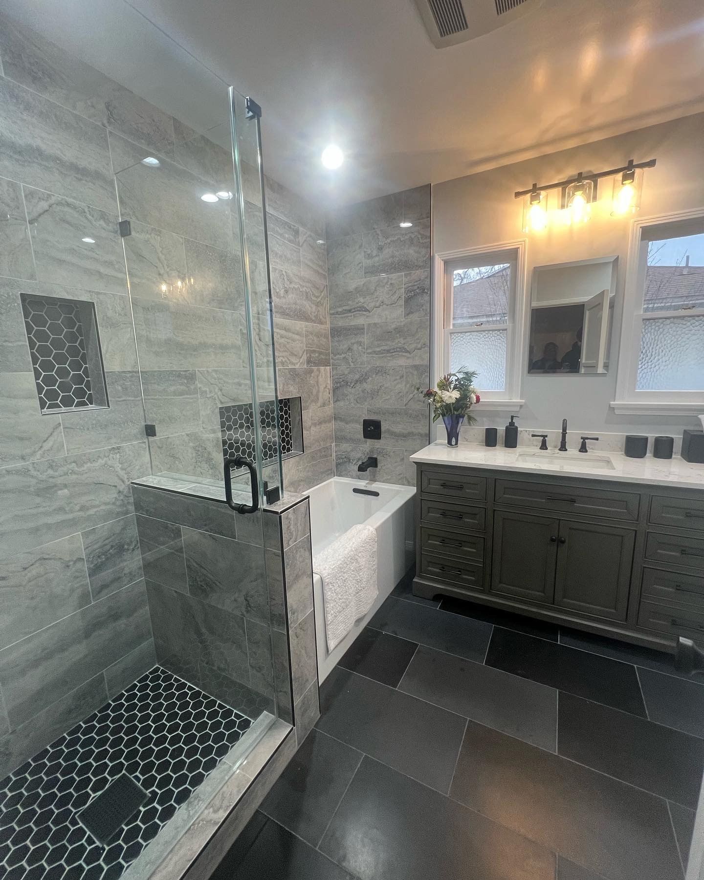 Bathroom project photo by E&E